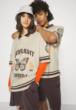 YOURTURN Unisex - Polo Shirt - Off-White -Yourturn 06f3f7fe8b914fa68eebd970da04ed85