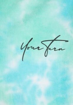 YOURTURN Unisex - Print T-Shirt - Blue/Green -Yourturn 0866272279b540378a4472d05d57135d