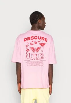 YOURTURN Nostalgia Future Tee Unisex - Print T-Shirt - Pink