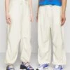 YOURTURN Genderless Parachute Unisex - Trousers - White -Yourturn 1c083424eb0e48c8a17481920e445a5e