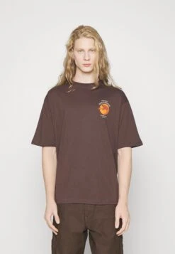 YOURTURN Unisex - Print T-Shirt - Brown -Yourturn 24e1b50b371040c7ba5c556f0ca224f7