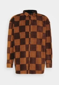 YOURTURN Unisex - Button-Down Blouse - Brown -Yourturn 2ad0a3c663ac467a9105965b79f61a16