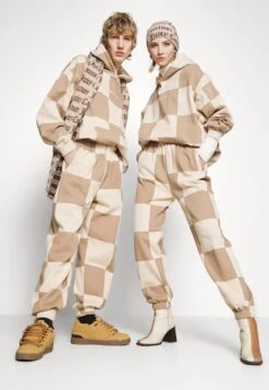 YOURTURN Unisex - Tracksuit Bottoms - Beige -Yourturn 2f48d23f3312422db61e596429ac6121