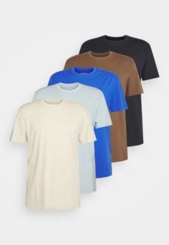 YOURTURN Unisex 5 Pack - Basic T-Shirt - Light Blue/Blue/Stone 14 YOURTURN Unisex 5 Pack - Basic T-Shirt - Light Blue/Blue/Stone -Yourturn 36ac9d56f3284287817f767068469cf1