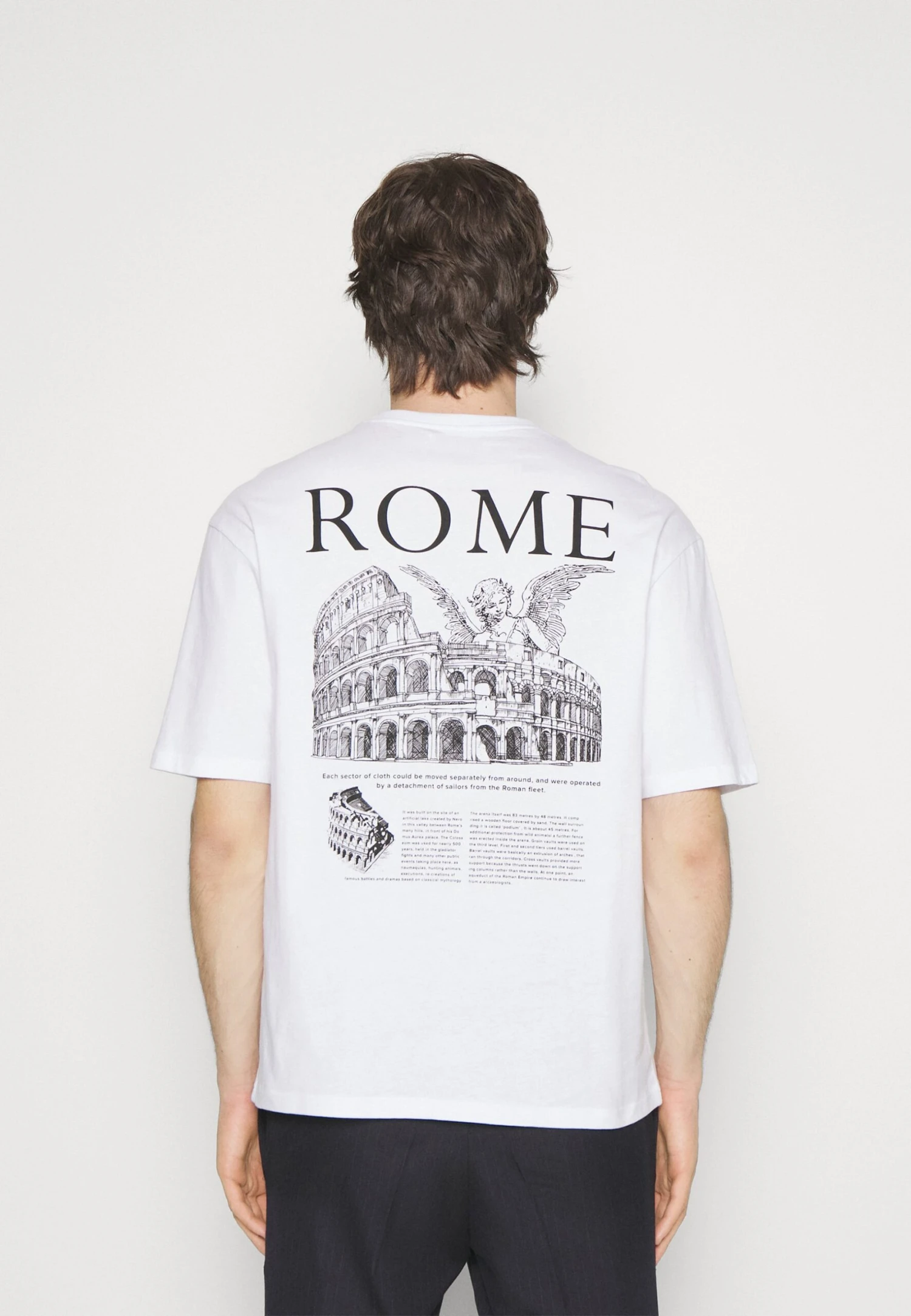 YOURTURN Unisex - Print T-Shirt -White 5 YOURTURN Unisex - Print T-Shirt -White - Image 3