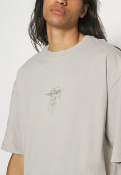 YOURTURN Unisex - Print T-Shirt - Dark Grey -Yourturn 42240957253649e69b9139233ad92560