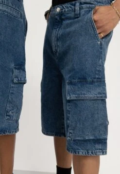YOURTURN Unisex - Denim Shorts - Blue Denim -Yourturn 49d3adcfd05143f5958fb2586c4282e6
