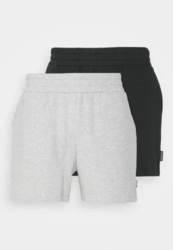YOURTURN 2 Pack Unisex - Shorts - Black/Grey