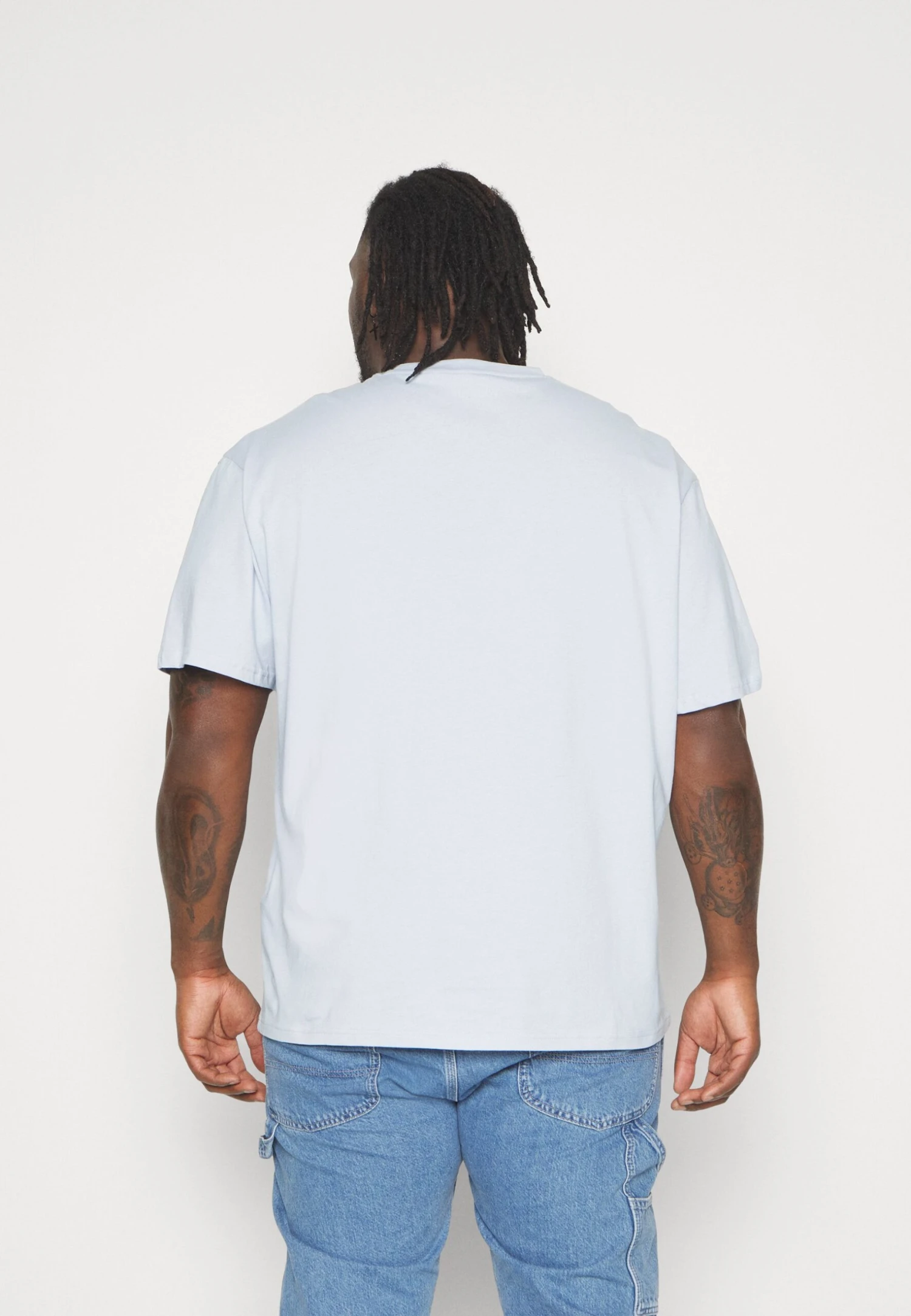 YOURTURN Unisex 2 Pack- Basic T-Shirt - Light Blue/Dark Blue 5 YOURTURN Unisex 2 Pack- Basic T-Shirt - Light Blue/Dark Blue - Image 3