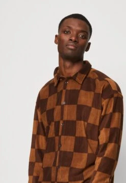 YOURTURN Unisex - Button-Down Blouse - Brown -Yourturn 4f9cfeb8bec64113944c041d055026a7