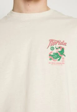 YOURTURN Crocodile Florida Graphic Tee Unisex- Print T-Shirt - Beige 11 YOURTURN Crocodile Florida Graphic Tee Unisex- Print T-Shirt - Beige -Yourturn 510d732c54fd483d80197dc7ac092e9c