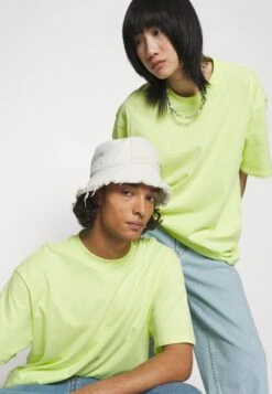 YOURTURN Unisex - Print T-Shirt - Light Yellow -Yourturn 557fd8a973994ba18995adc81bf40dfc