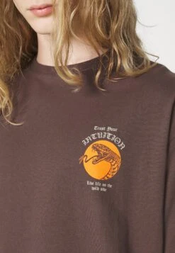 YOURTURN Unisex - Print T-Shirt - Brown -Yourturn 60e0146b35394c18be3e1b26784f7161