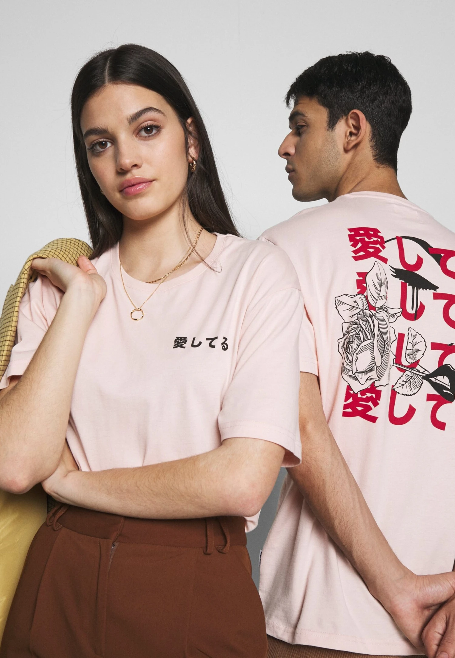 YOURTURN Unisex - Print T-Shirt - Pink 6 YOURTURN Unisex - Print T-Shirt - Pink - Image 4