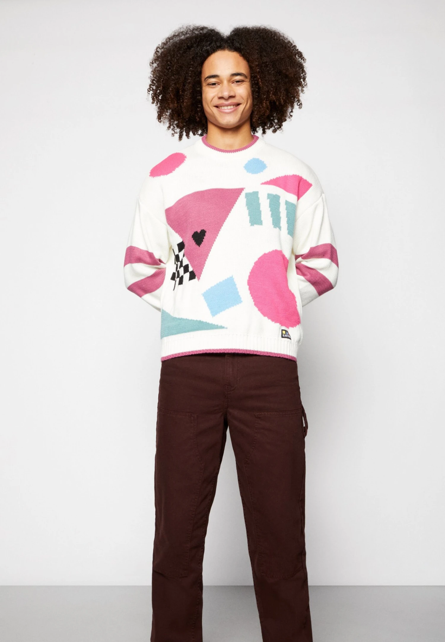 YOURTURN Workwear Unisex - Relaxed Fit Jeans - Brown 6 YOURTURN Workwear Unisex - Relaxed Fit Jeans - Brown - Image 4