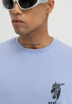 YOURTURN Unisex - Print T-Shirt - Light Blue 10 YOURTURN Unisex - Print T-Shirt - Light Blue -Yourturn 6ec71d0225ff4623a0ca356d485bcce8