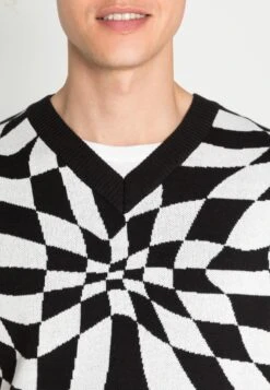 YOURTURN Distorted Check Vest Unisex - Jumper - Black/White 11 YOURTURN Distorted Check Vest Unisex - Jumper - Black/White -Yourturn 7dcb994c98d14ce7a38fa74356cb62c7