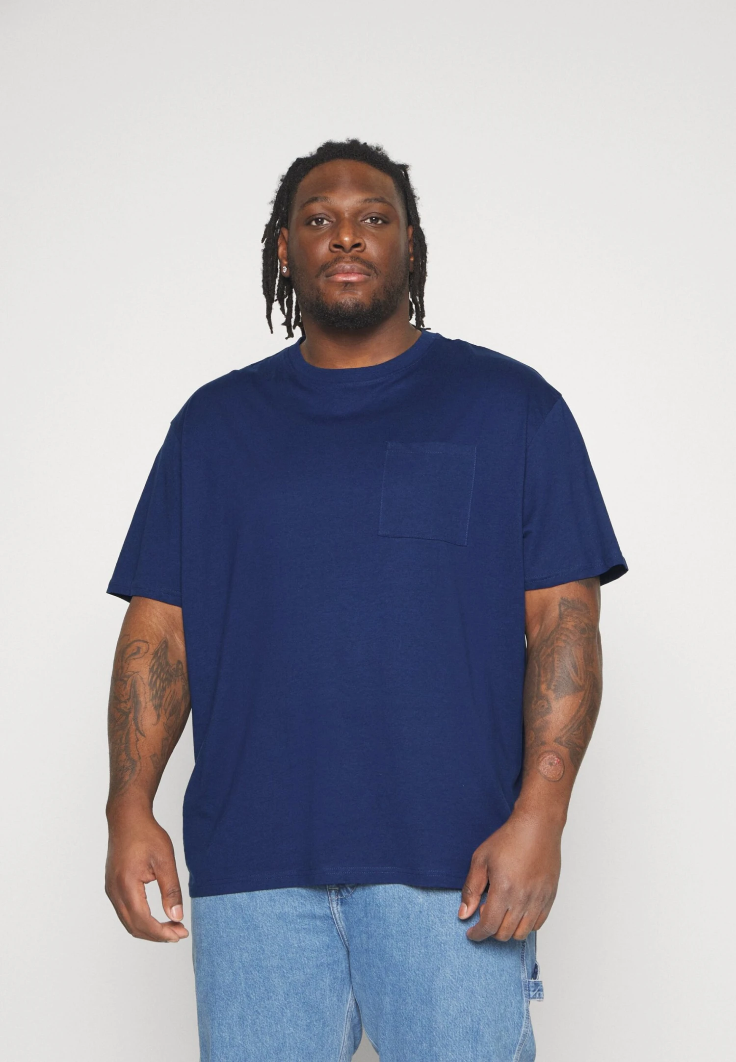 YOURTURN Unisex 2 Pack- Basic T-Shirt - Light Blue/Dark Blue 6 YOURTURN Unisex 2 Pack- Basic T-Shirt - Light Blue/Dark Blue - Image 4