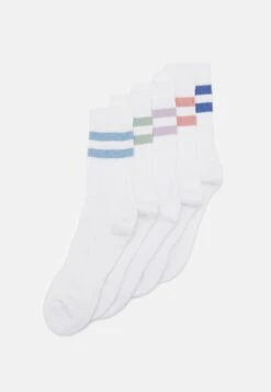 YOURTURN Socks - White/Multicoloured