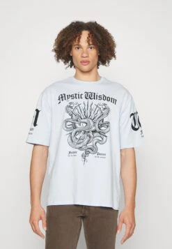 YOURTURN Unisex - Print T-Shirt - Blue