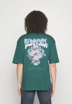 YOURTURN Graphic Tee Unisex - Print T-Shirt - Green