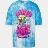 YOURTURN Spongebob Tie Dye Graphic Tee - Print T-Shirt - Blue -Yourturn 97e6520313c4470bb1df18f9d0f20a19