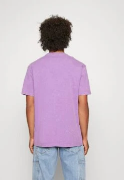 YOURTURN Yt-0722-1002Smiley Wash Tee / 404 - Purple - Basic T-Shirt - 404 - Purple -Yourturn 9e8e6ab6539743b1a135b9b613da547f
