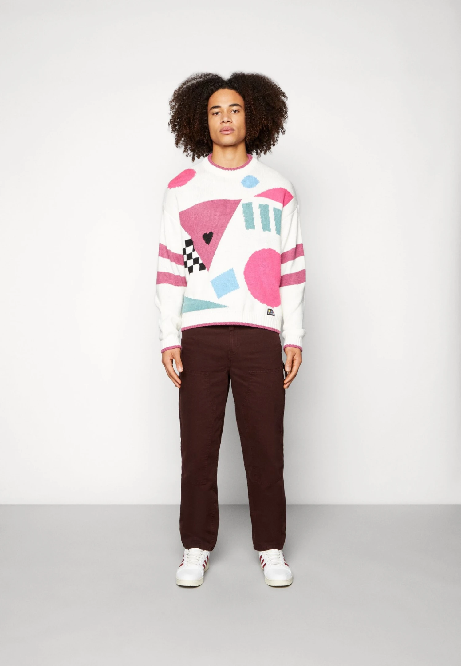 YOURTURN Workwear Unisex - Relaxed Fit Jeans - Brown 4 YOURTURN Workwear Unisex - Relaxed Fit Jeans - Brown - Image 2