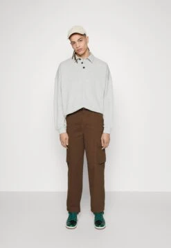 YOURTURN Unisex - Cargo Trousers - Brown -Yourturn a311167735ae43f7906c6f4d8767ff46