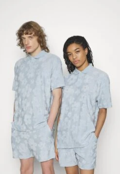 YOURTURN Towelingyt- Polo Shirt - 501 - Light Blue