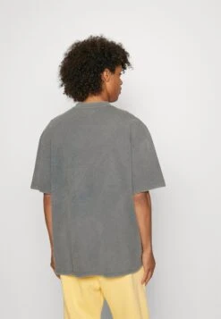 YOURTURN Nevada Wash Graphic Tee Washed - Print T-Shirt - Charcoal -Yourturn bf0555704f834b22b22a793b58cb821f