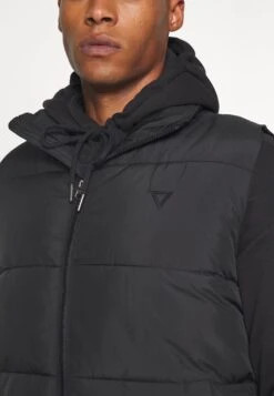 YOURTURN Puffer Vest Unisex - Waistcoat - Black -Yourturn c7204b97f3374a33a1d5f7b00355ca0e