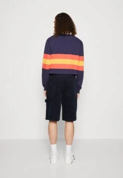 YOURTURN Wide Fit Carpenter Corduroy Unisex - Shorts - Dark Blue -Yourturn dd4659753b054932afba79d13b980f60