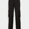 YOURTURN Unisex - Cargo Trousers - Black -Yourturn e1fc792888984906b934a18767d26396