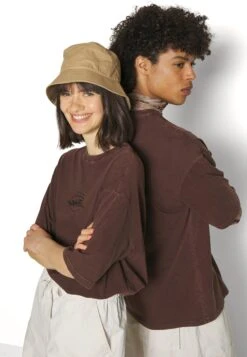 YOURTURN Unisex - Print T-Shirt - Dark Brown -Yourturn ed0047be63e54a299600a138edfa9bf3