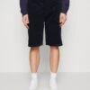 YOURTURN Wide Fit Carpenter Corduroy Unisex - Shorts - Dark Blue -Yourturn edc8222945f84a01bcba9aa279855bb8