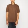 YOURTURN Unisex - Basic T-Shirt - Brown -Yourturn f6d7f0c6a44544beafa05cdb09e16cf0