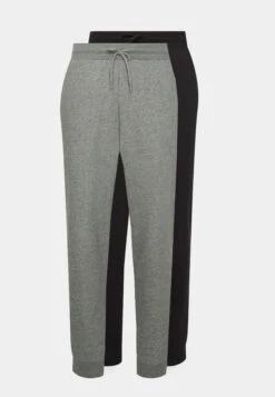 YOURTURN Unisex 2 Pack- Tracksuit Bottoms - Grey/Black -Yourturn f9131a4c6c084251b73e71ebe90bb629
