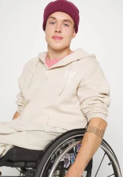 YOURTURN Unisex - Sweatshirt - Beige -Yourturn fcdf41f2fda44f83b3a793fbcecee1cf